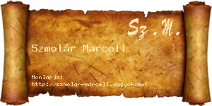 Szmolár Marcell névjegykártya